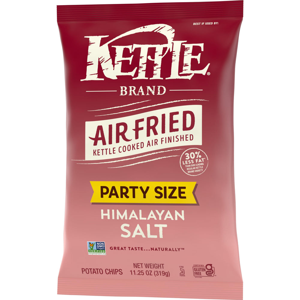 Kettle Brand party-size chips shared during a casual gathering.