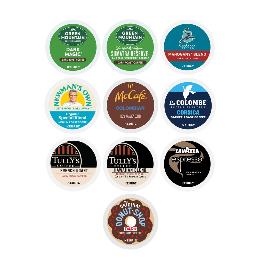 Keurig Bold Roast assortment of K-Cups ready for quick brews