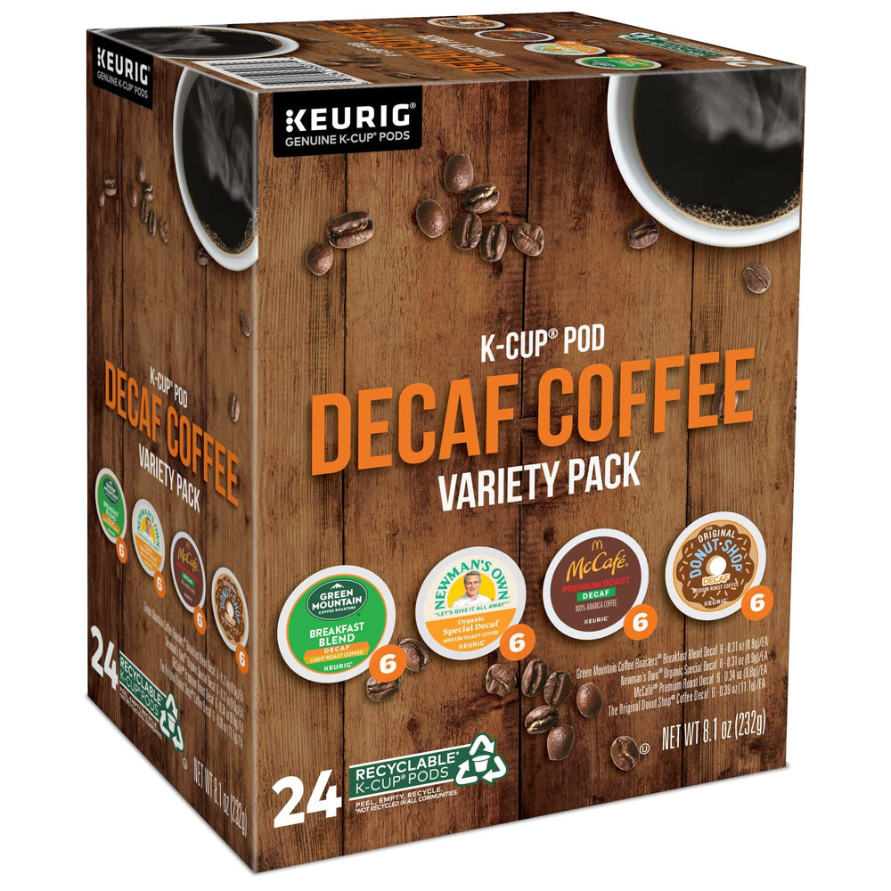 Keurig Breakfast Blend Decaf pod offers a smooth morning cup.