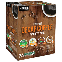 Keurig Breakfast Blend Decaf pod offers a smooth morning cup.