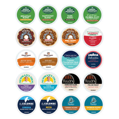 Keurig Coffee Lovers’ Collection roast spectrum highlight from light to dark.