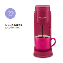 Keurig K-Express 10oz cup size delivers a mid-size serving.