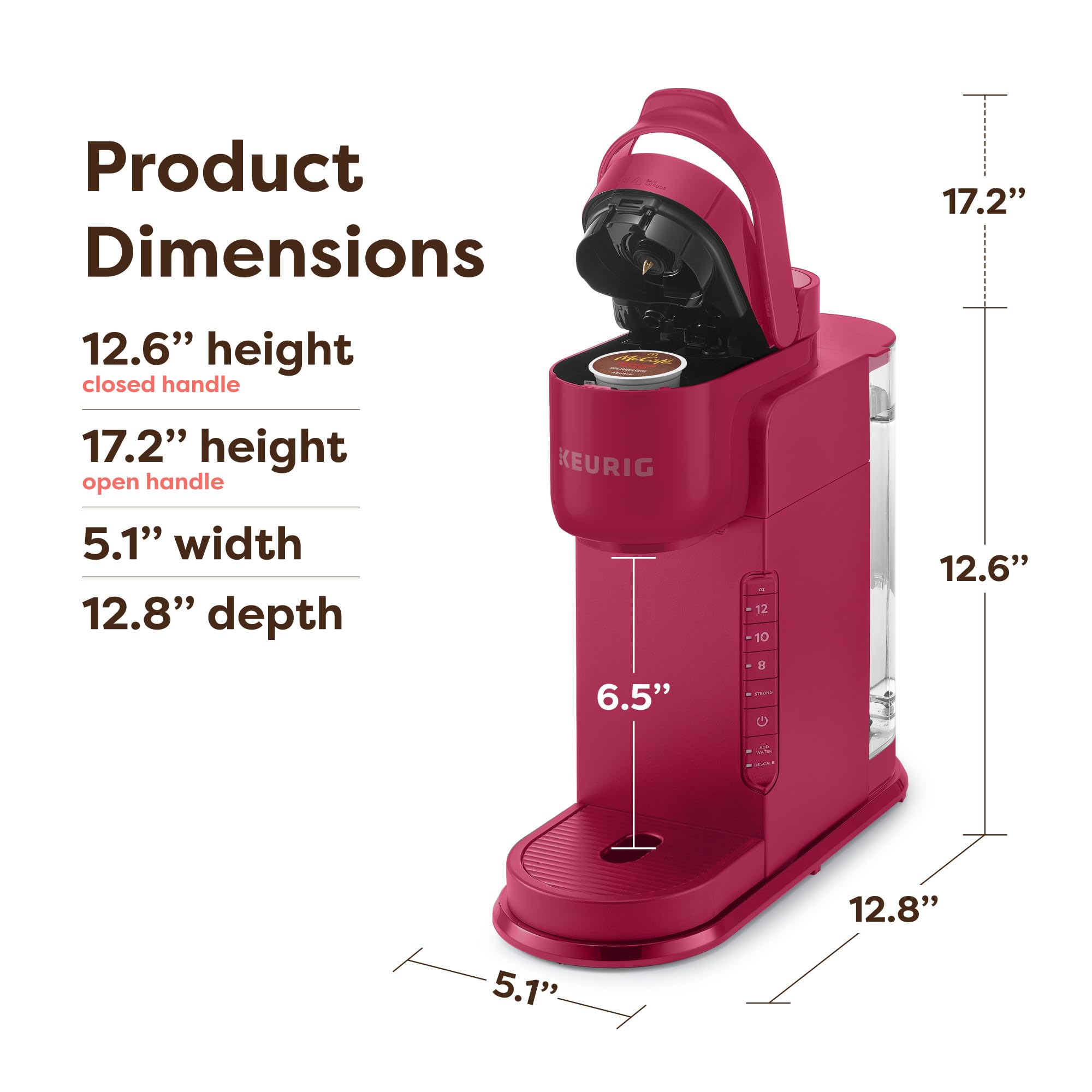 Keurig K-Express back-to-back brewing supports two cups quickly.