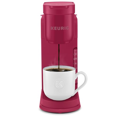 Keurig K-Express strong brew button highlights bold flavor options.