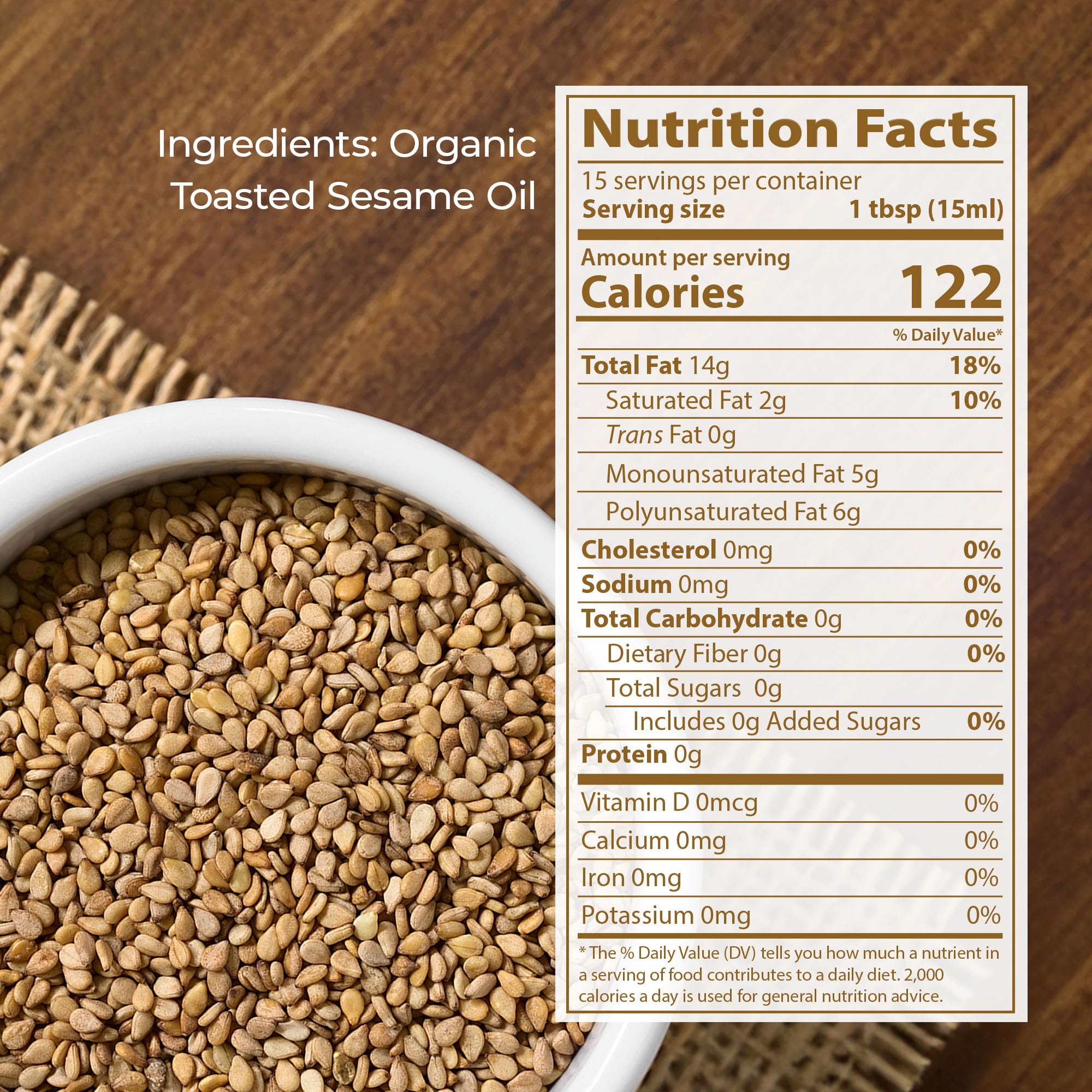 Kevala Organic Toasted Sesame Oil stir-fry scene highlights versatile flavor for meals