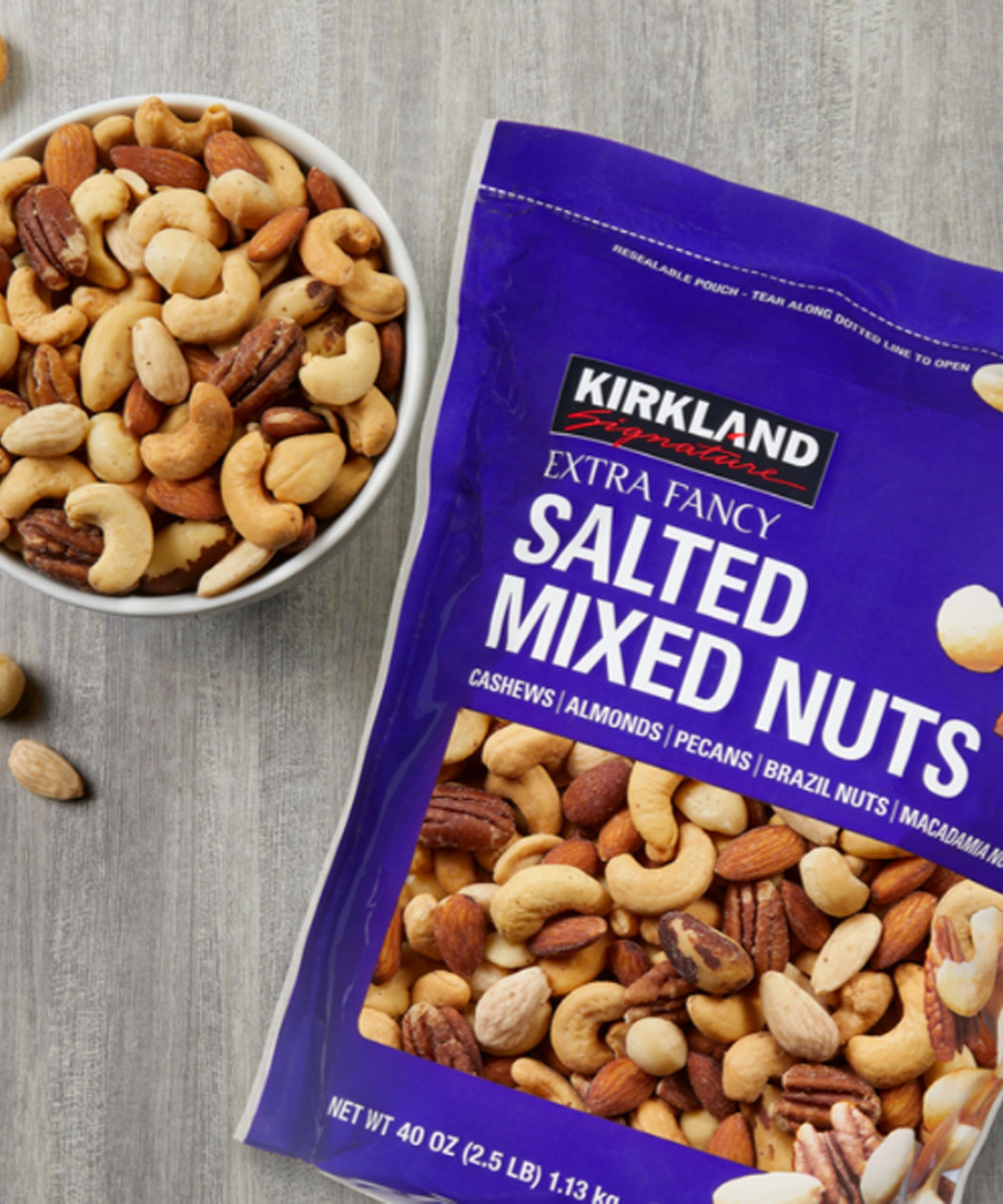 KEV&COOPER Brazil nuts and macadamias blend for pantry versatility