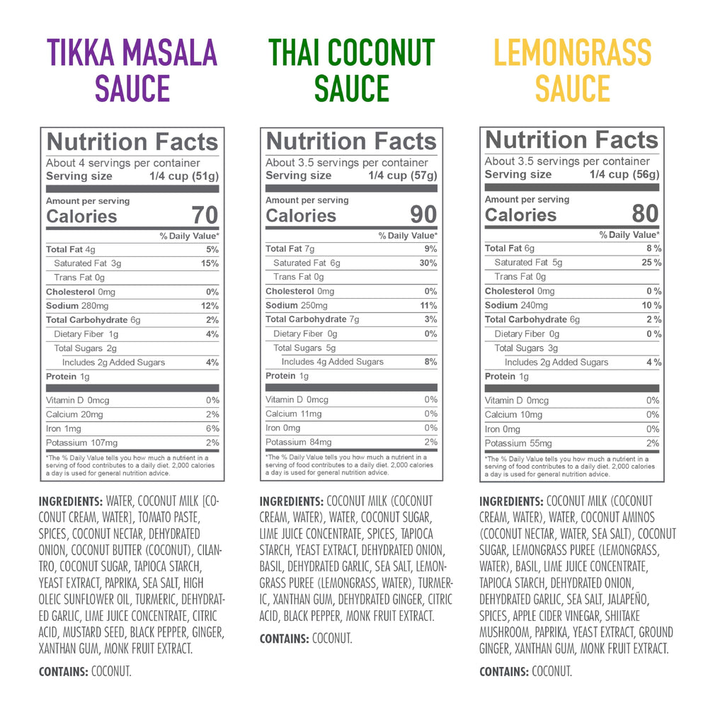 Kevin's Natural Foods Paleo Simmer Sauce Thai Coconut Curry, creamy coconut flavor for quick dinners.