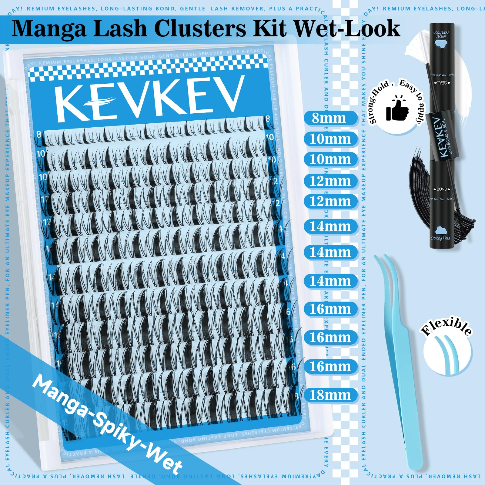 KevKev Lash Bond and Seal for secure long lasting wear