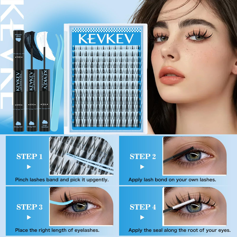 KevKev Professional Tweezers for precise lash placement