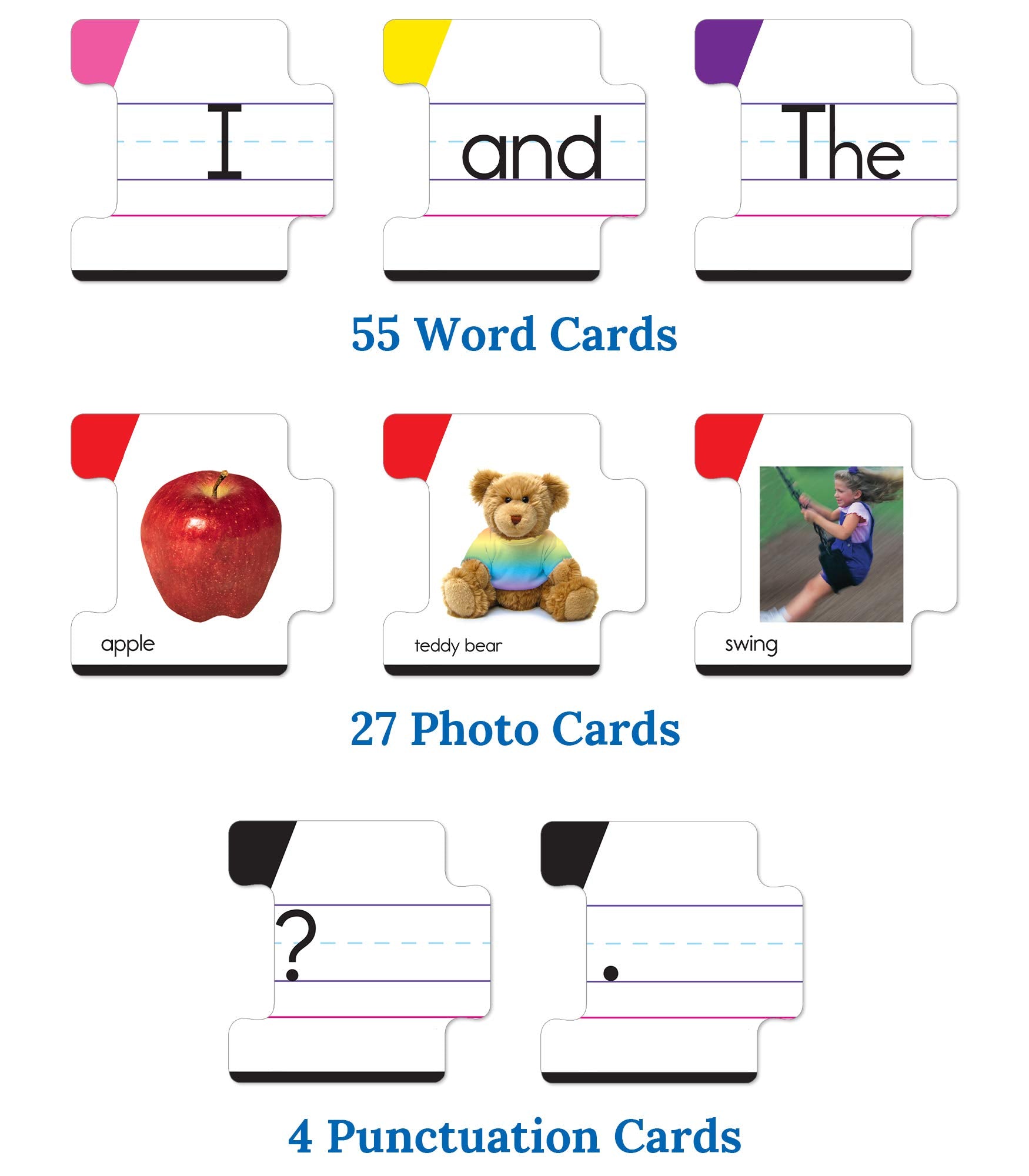 Key Education photo cards provide visual prompts for reading