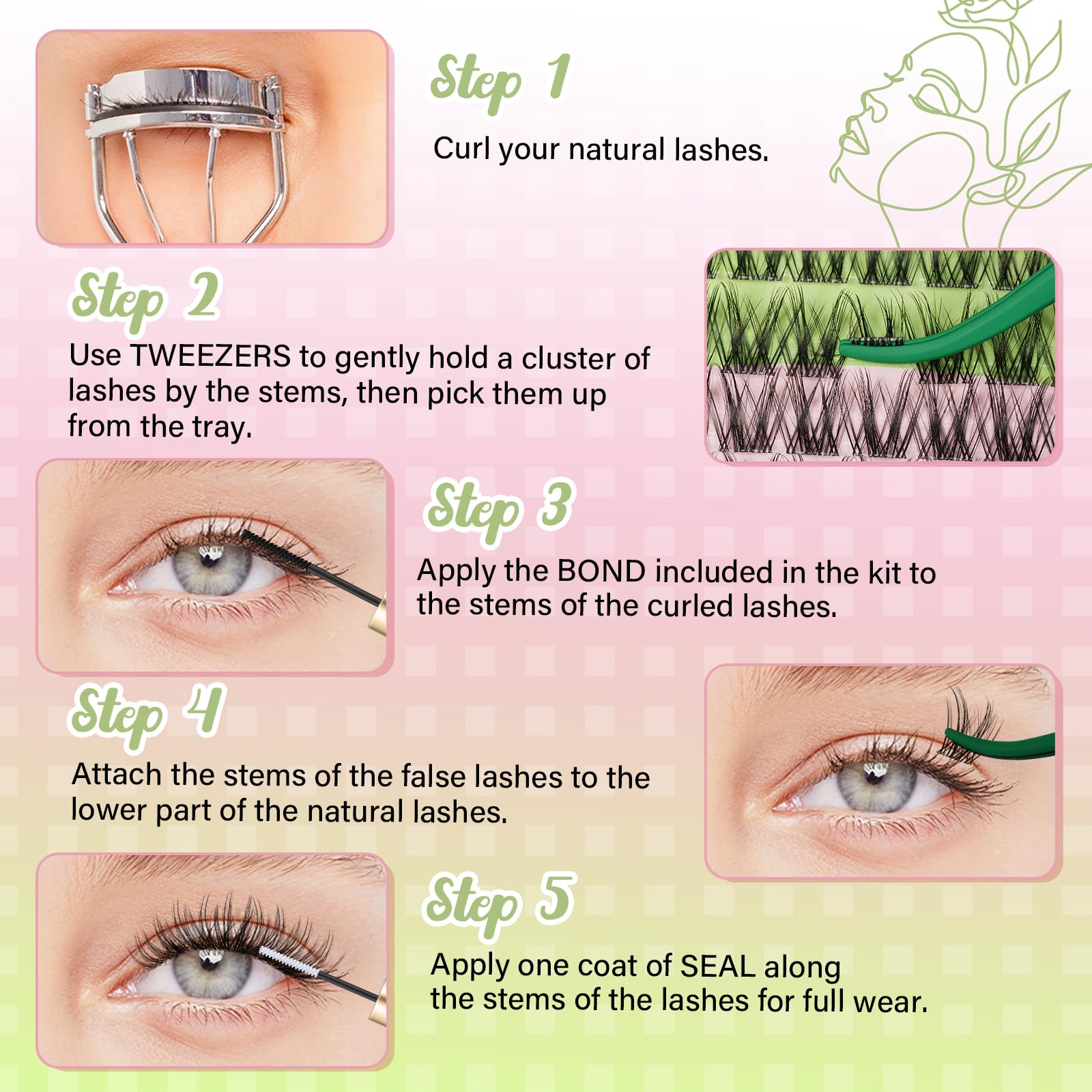 At-home KEYYOU lash kit for daily beauty routines