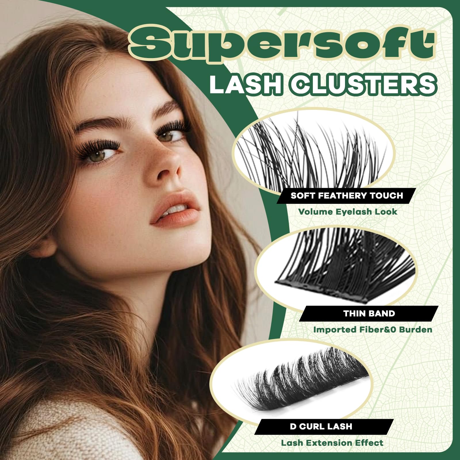 KEYYOU 0-03mm thin band provides lightweight comfort on natural lashes.
