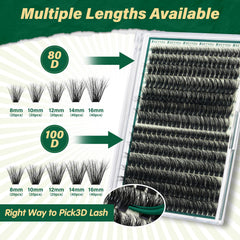 KEYYOU LASH precision tweezers enabling controlled cluster placement during application.