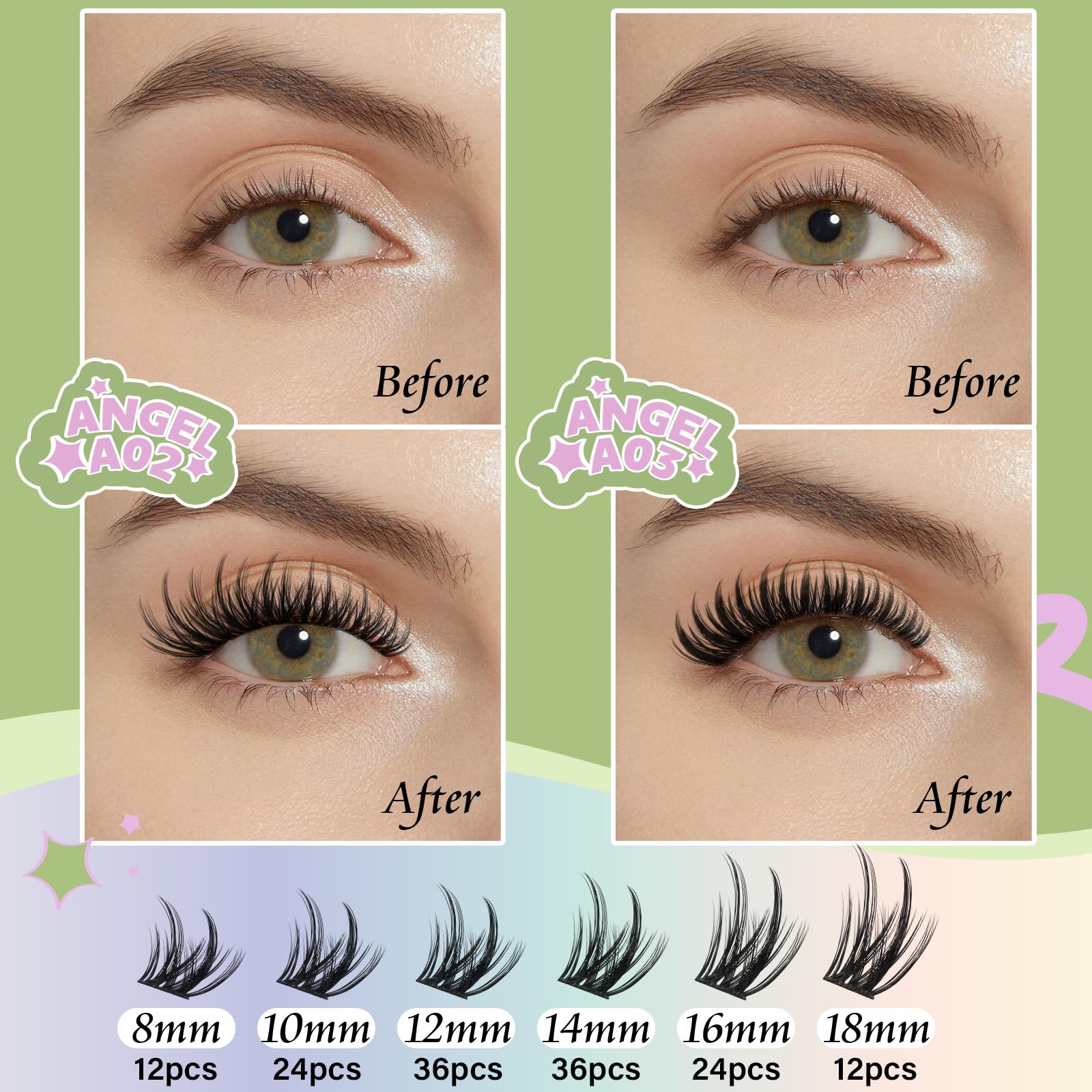 KEYYOU LASH tweezers enable precise placement for easy at home lash work