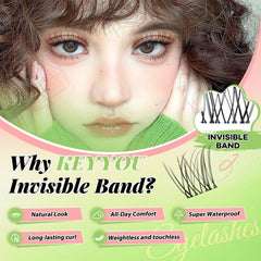 KEYYOU Venus Lash Clusters Kit at-home setup enables easy DIY lash creativity