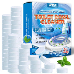 KFP automatic toilet cleaner tablets deliver a fresh scent with every flush.