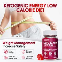 KGGCDD Keto ACV Gummies package front shows vegan, non-GMO formula
