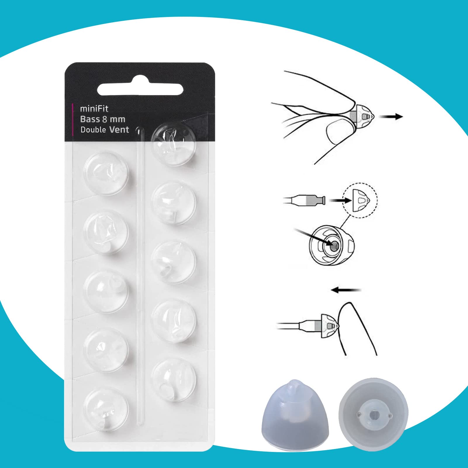 KH HAIKE Oticon two-pack packaging shown for convenient inventory