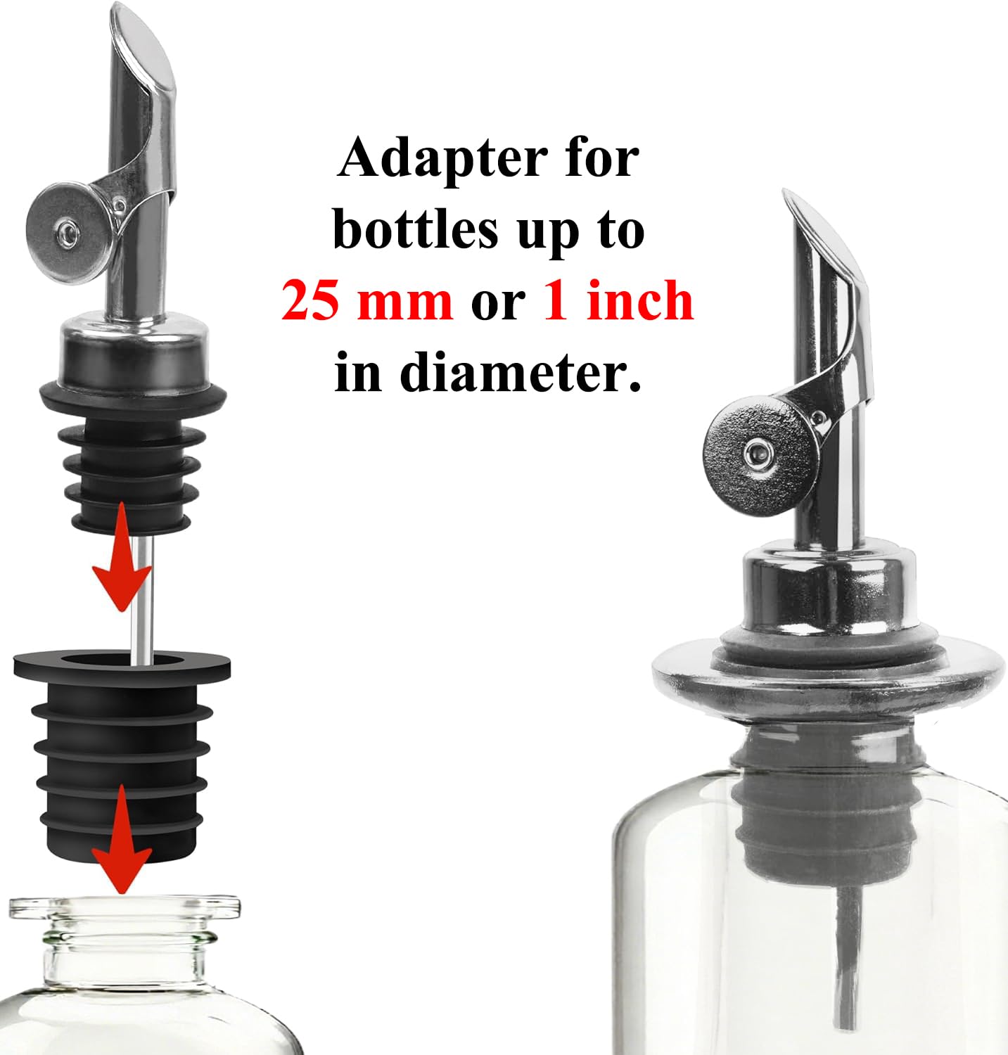 One-handed lid closure helps keep oil fresh between uses.