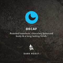 Kicking Horse Decaf Swiss Water cup pour showcases balanced body and mellow finish