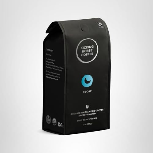 Kicking Horse Whole bean storage bag preserves aroma for everyday grinding