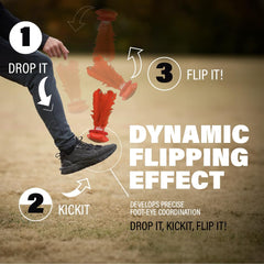 Kickit backyard-soccer-practice red highlights easy at-home training.