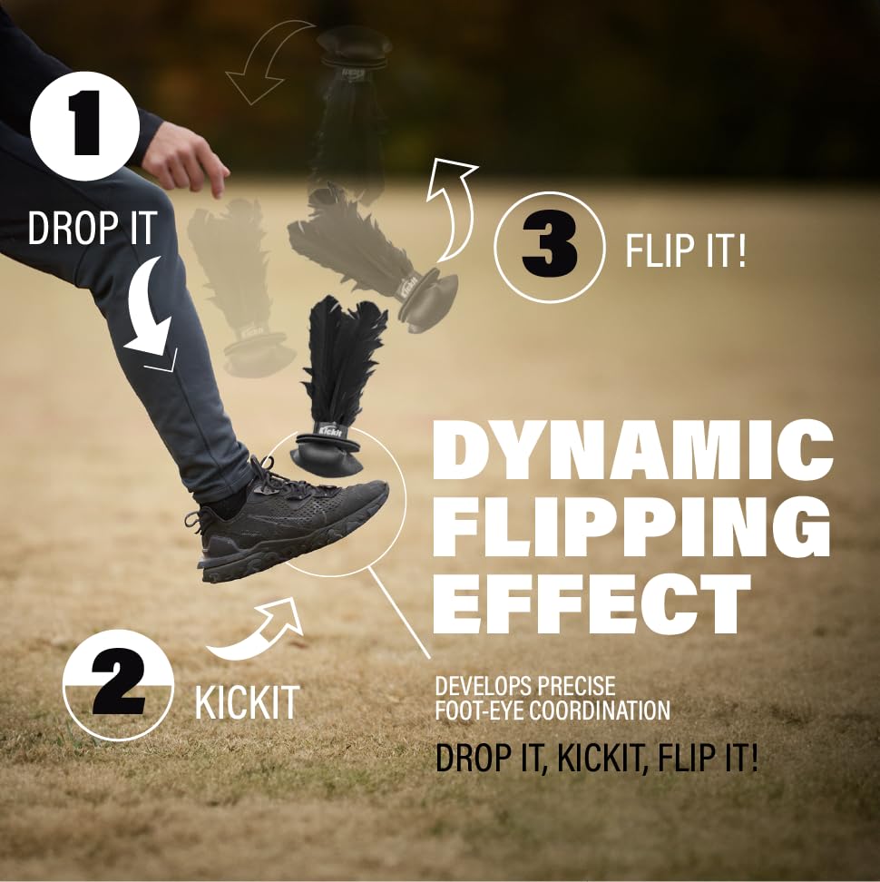 Kickit backyard training showcases juggling and steady kicks during family sessions.