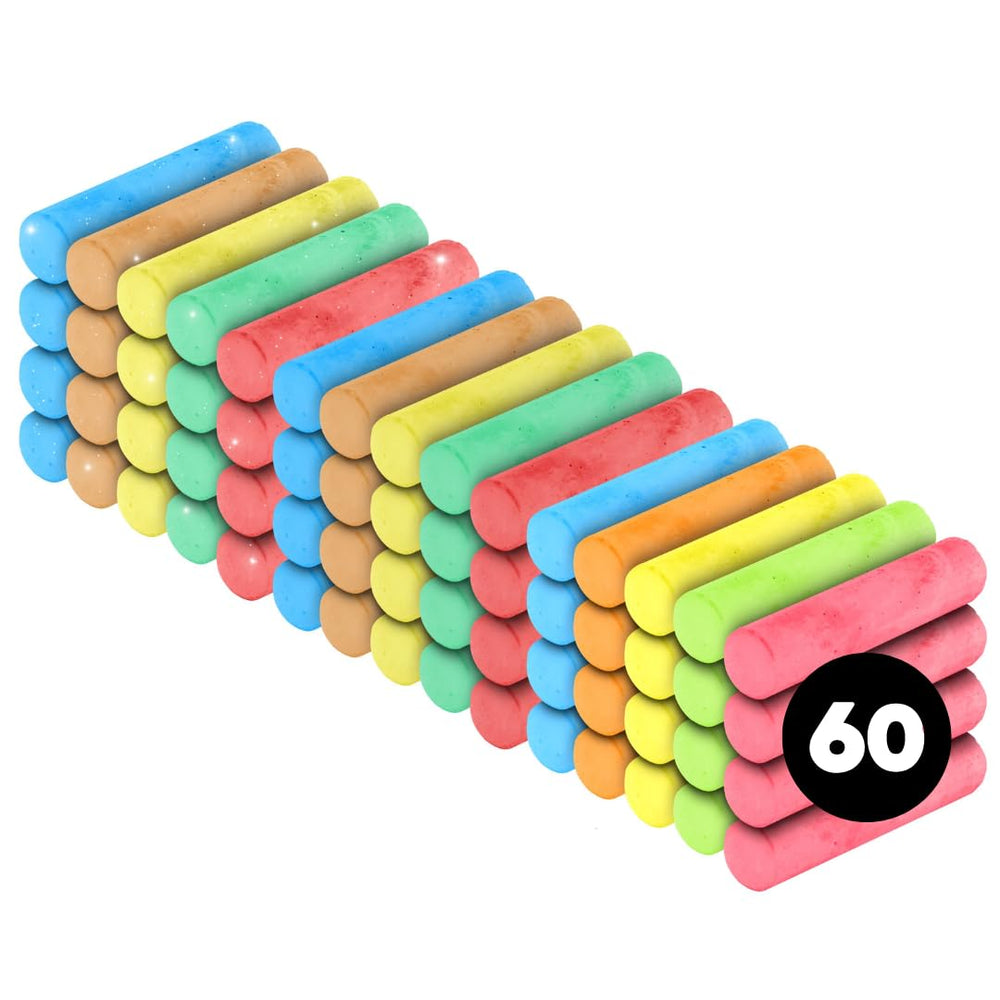 Kid Made Modern three colorful containers—portable chalk organizers for on-the-go outdoor art.