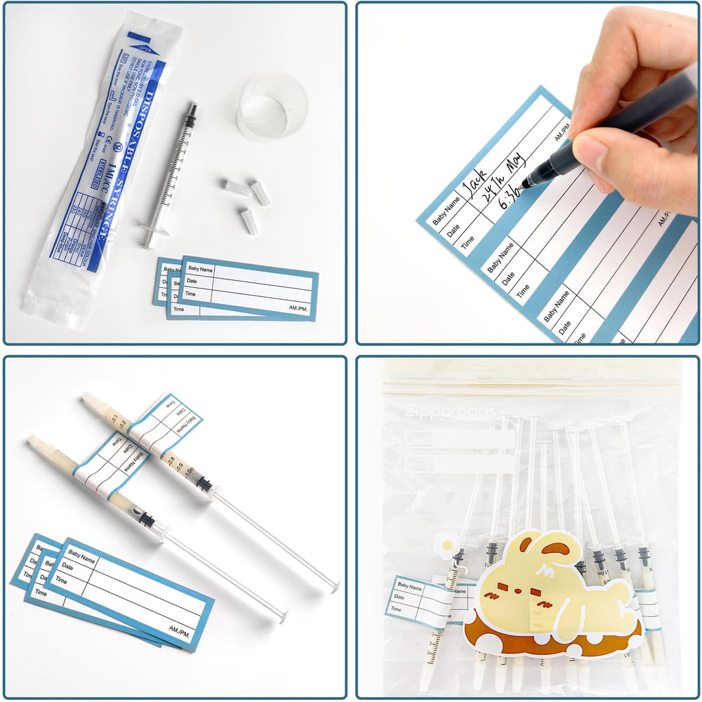 Kid2Kit labels help trace samples quickly and clearly.