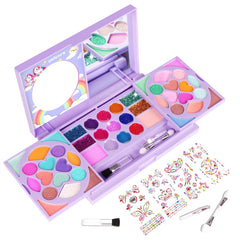 KIDCHEER makeup kit real palette with vibrant colors for imaginative play.