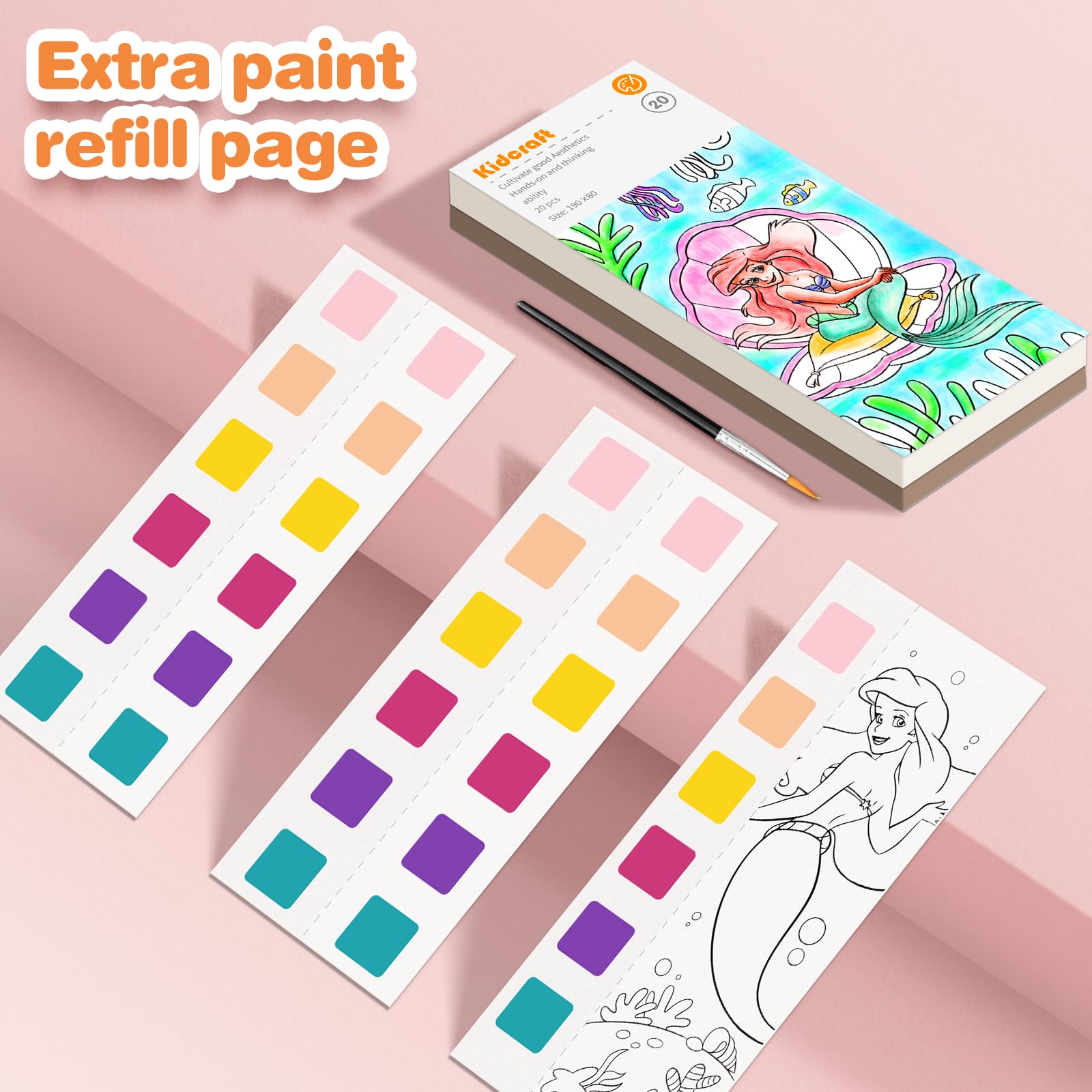 Mermaid themed activity that sparks creativity on the go.