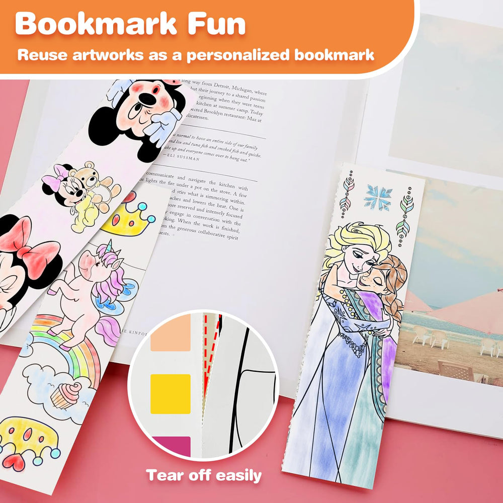 Includes extra paint refill page to extend coloring fun.