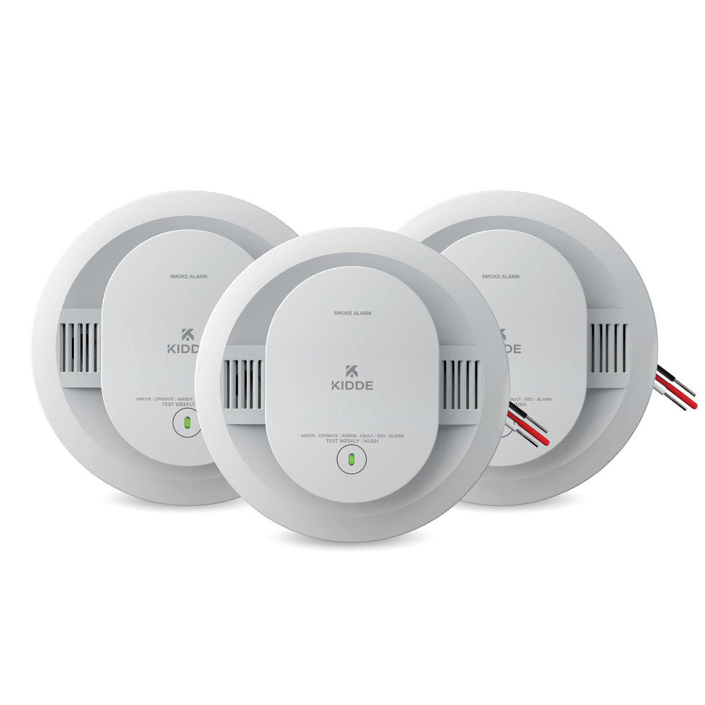 Kidde 20SAR smoke detector front view with clear LED alert for quick awareness.