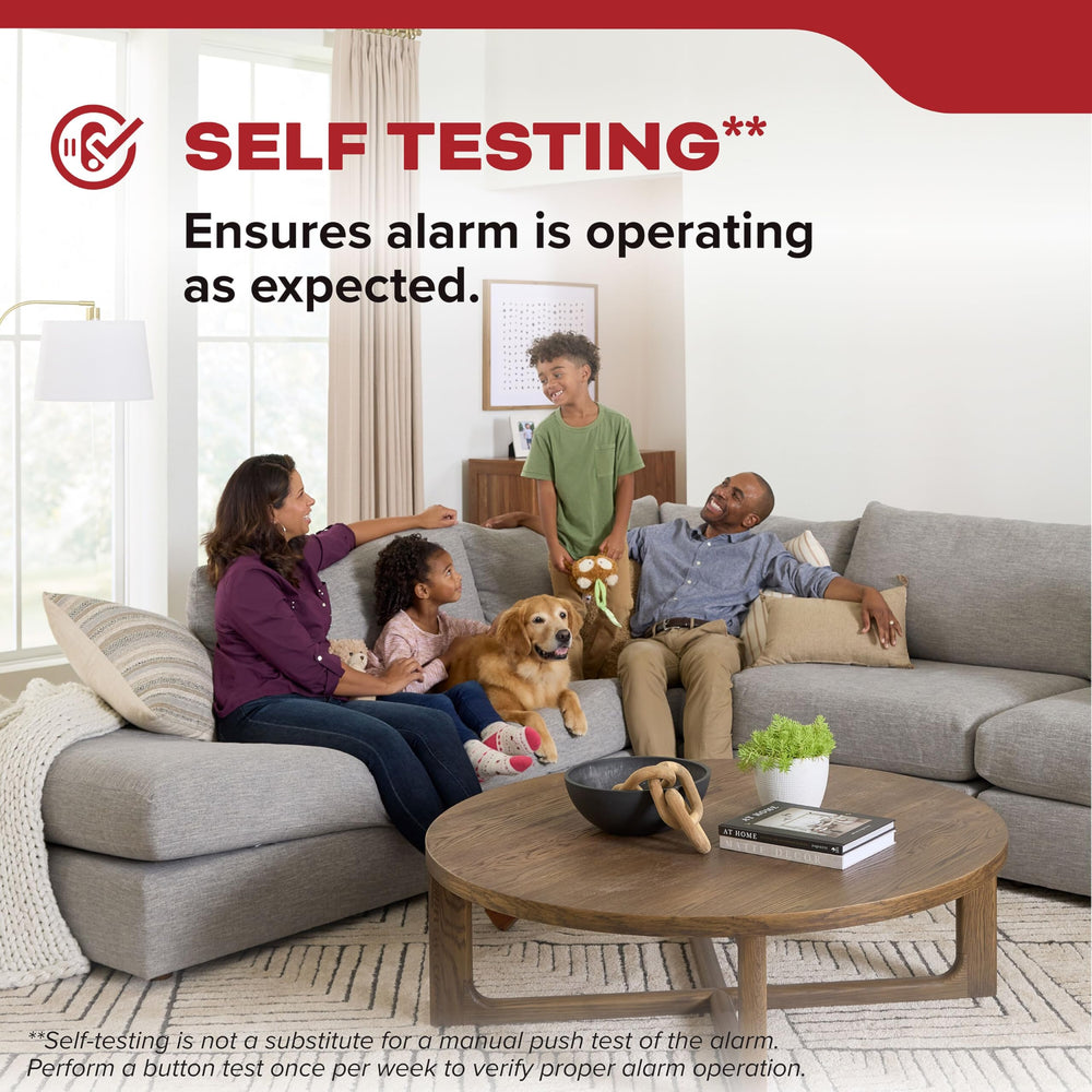 Kidde 20SAR smoke detector interconnect capability links multiple alarms.