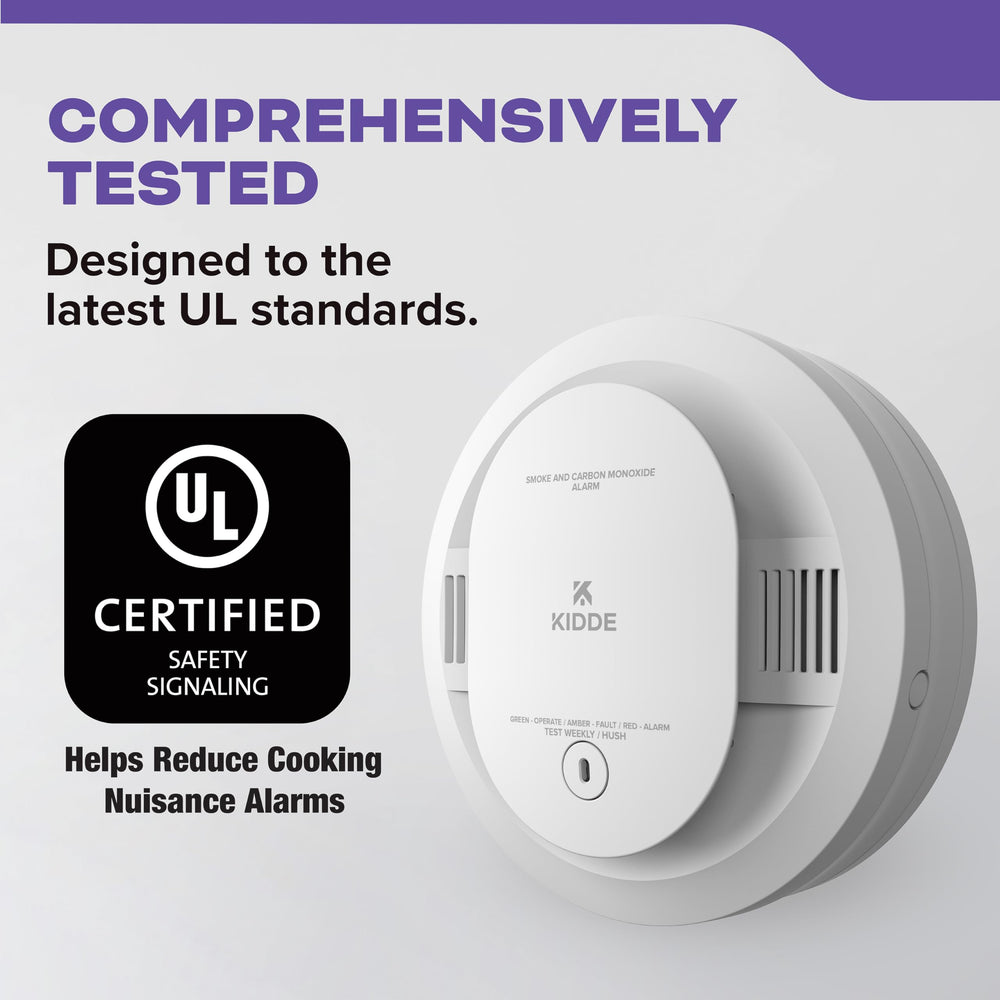 Kidde 30CUDR 5-inch design fits into living spaces.