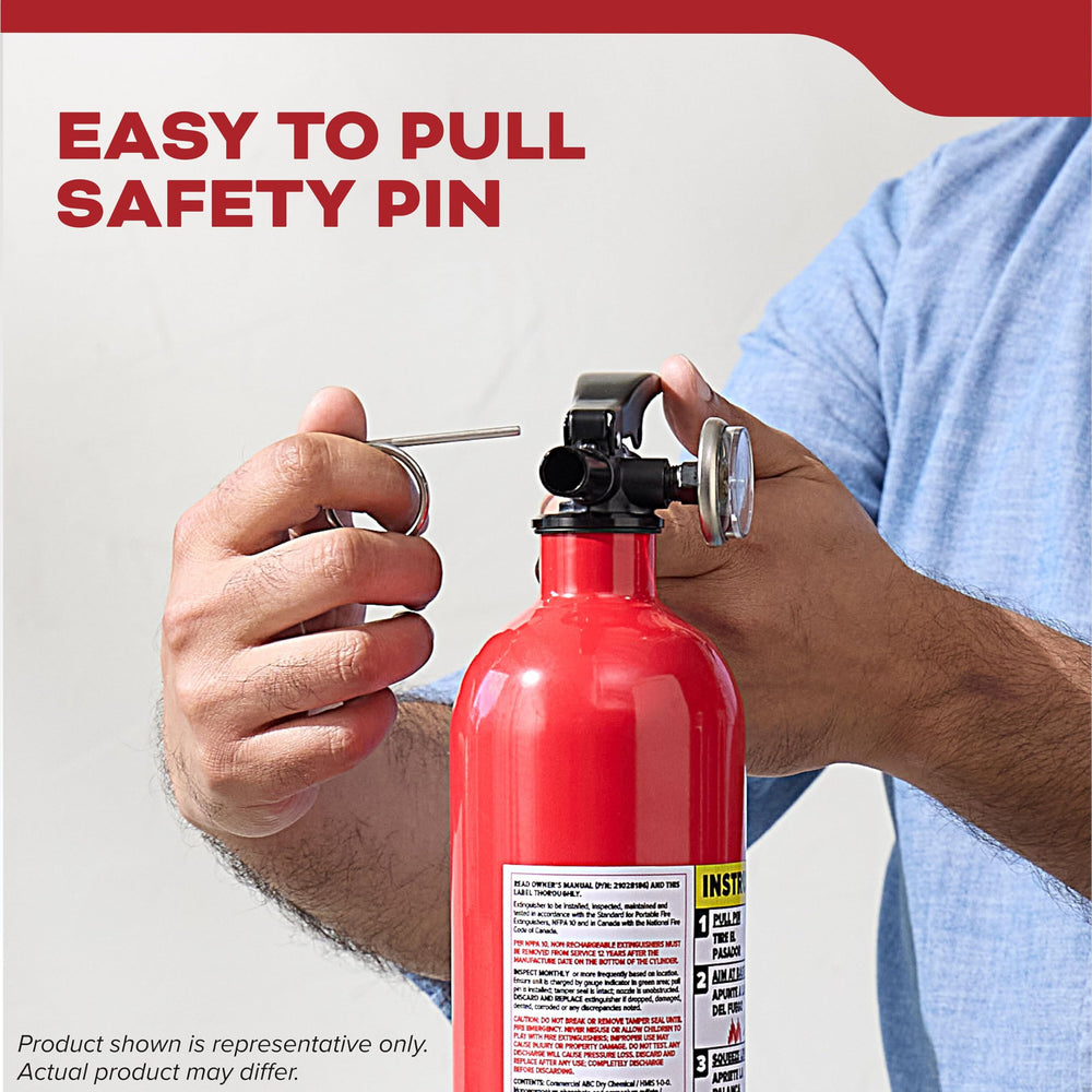 USCG approved Kidde Basic extinguisher for safety standards.