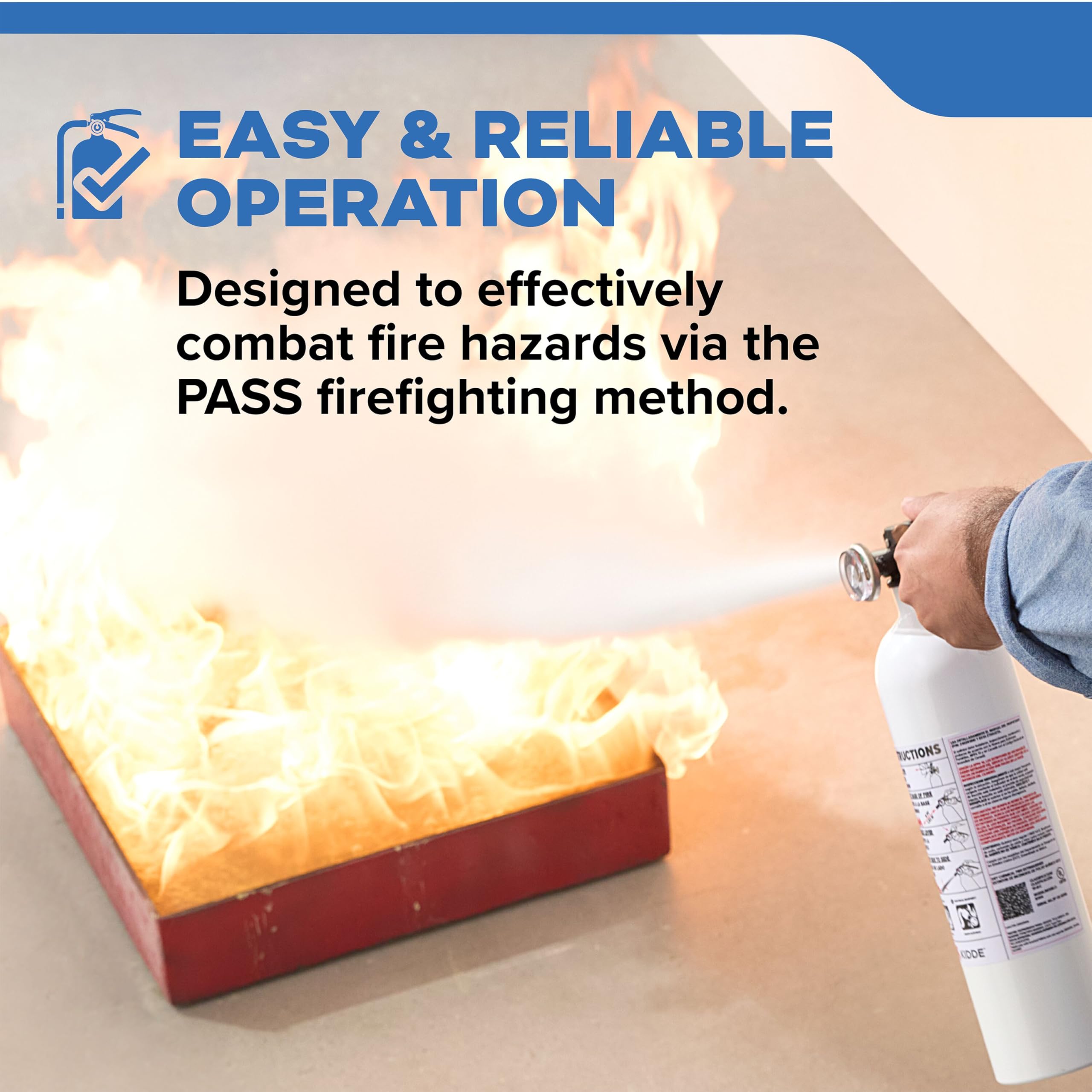 Discharge time of 8-12 seconds for rapid control