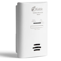 Kidde carbon monoxide detector plug-in with outlet and backup power, showing convenience and reliability