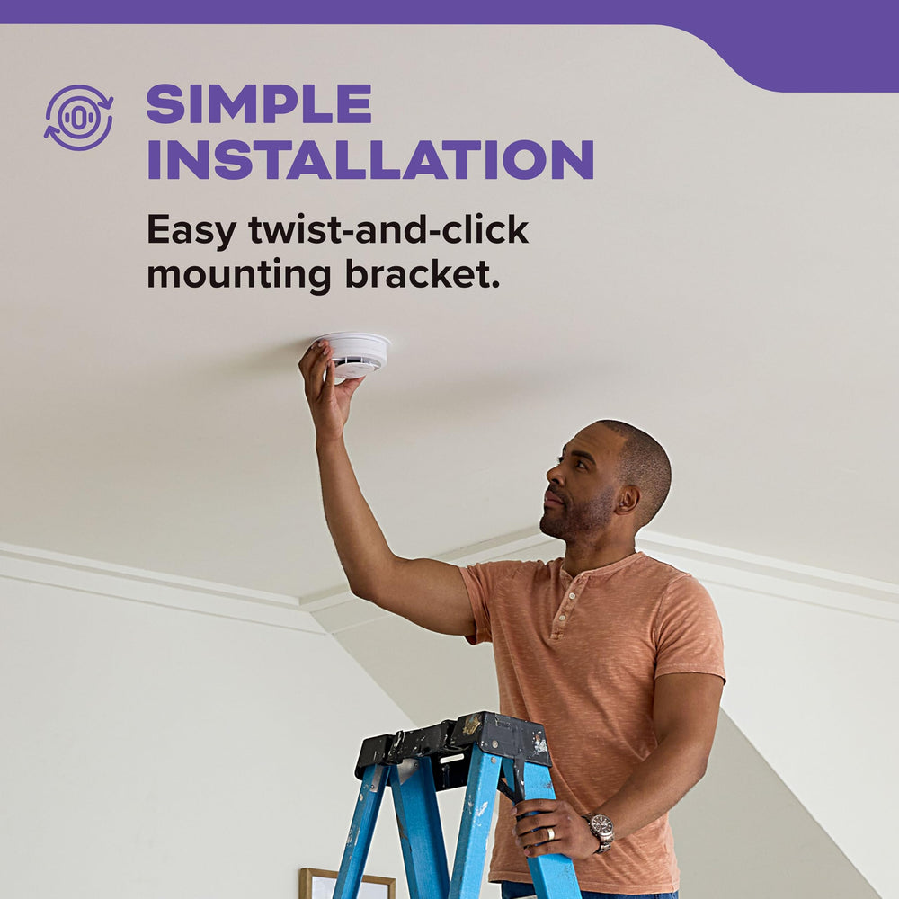 Kidde ceiling-mount installation guide for quick setup