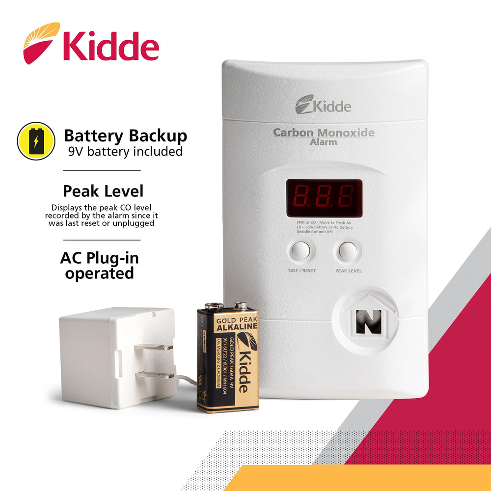 Kidde CO detector LED indicators provide clear status during daily use.
