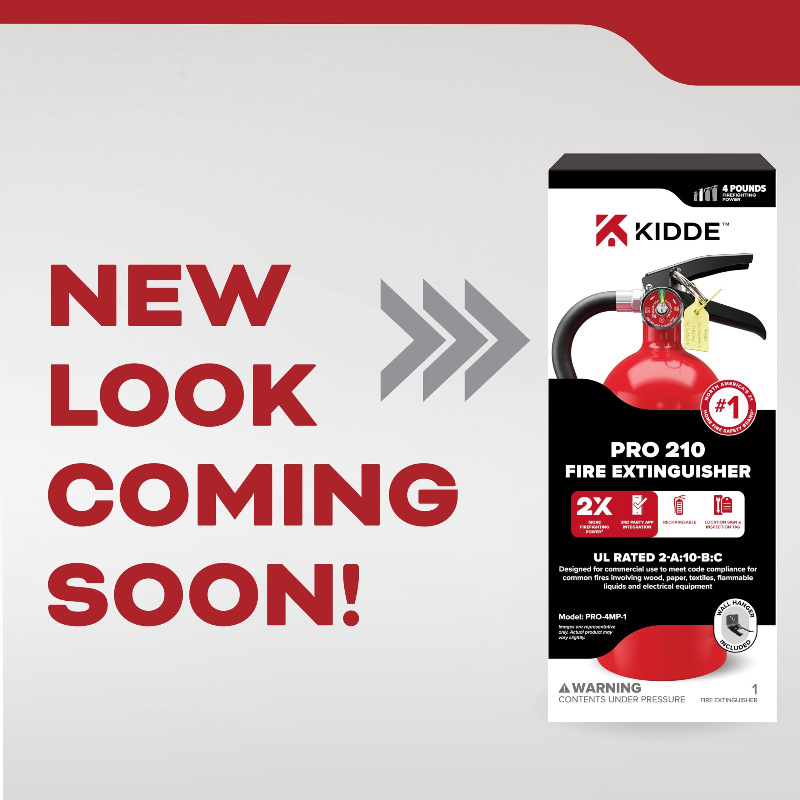 All-metal Kidde extinguisher construction for rust and impact resistance