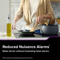 Kidde voice alerts indicate fire or carbon monoxide detected.