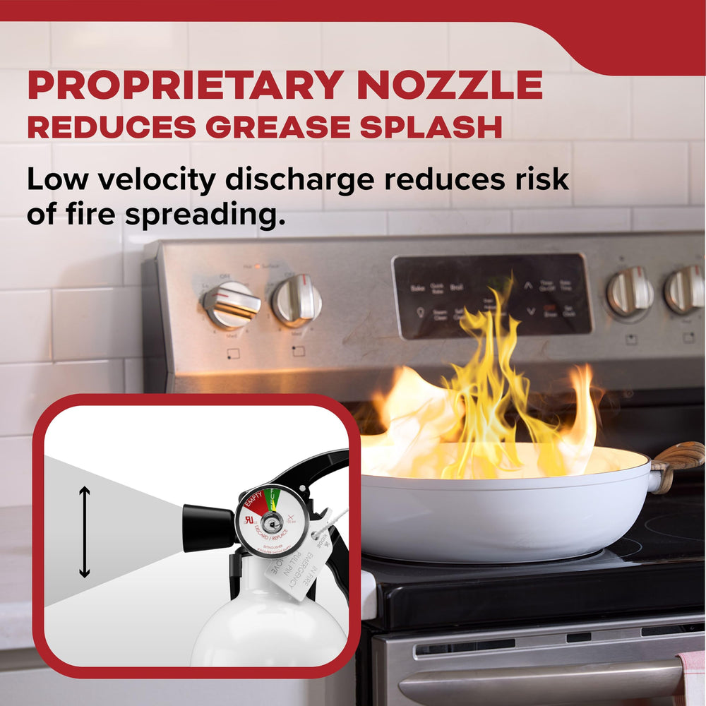 Kidde wall hanger included for easy kitchen mounting.