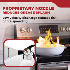Kidde wall hanger included for easy kitchen mounting.