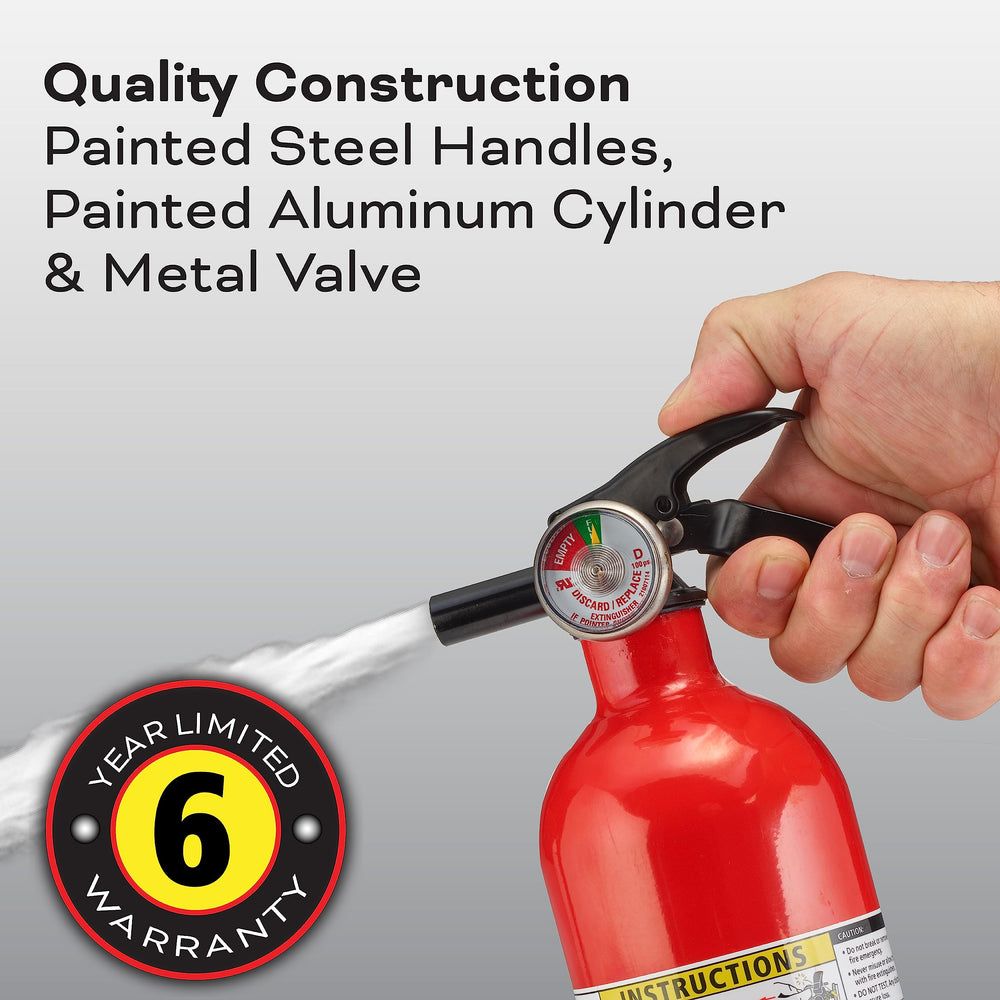 Kidde wall mount bracket keeps extinguisher accessible on wall