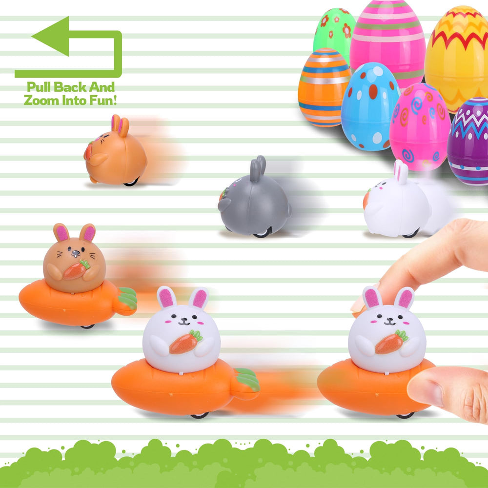Kiddelo bright-colored ABS plastic Easter eggs durable for celebrations