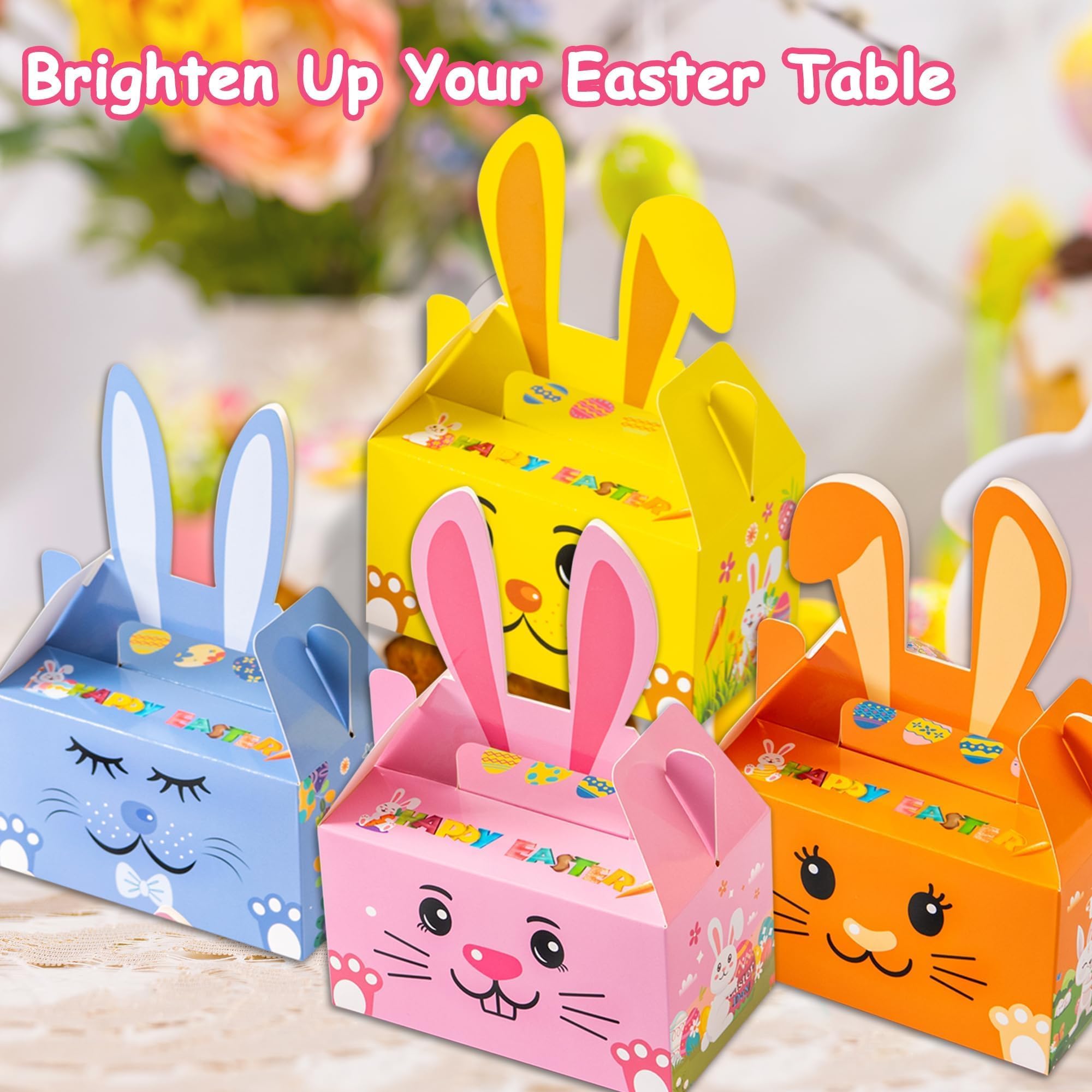 Kiddelo Easter goody boxes with festive designs for small gifts.