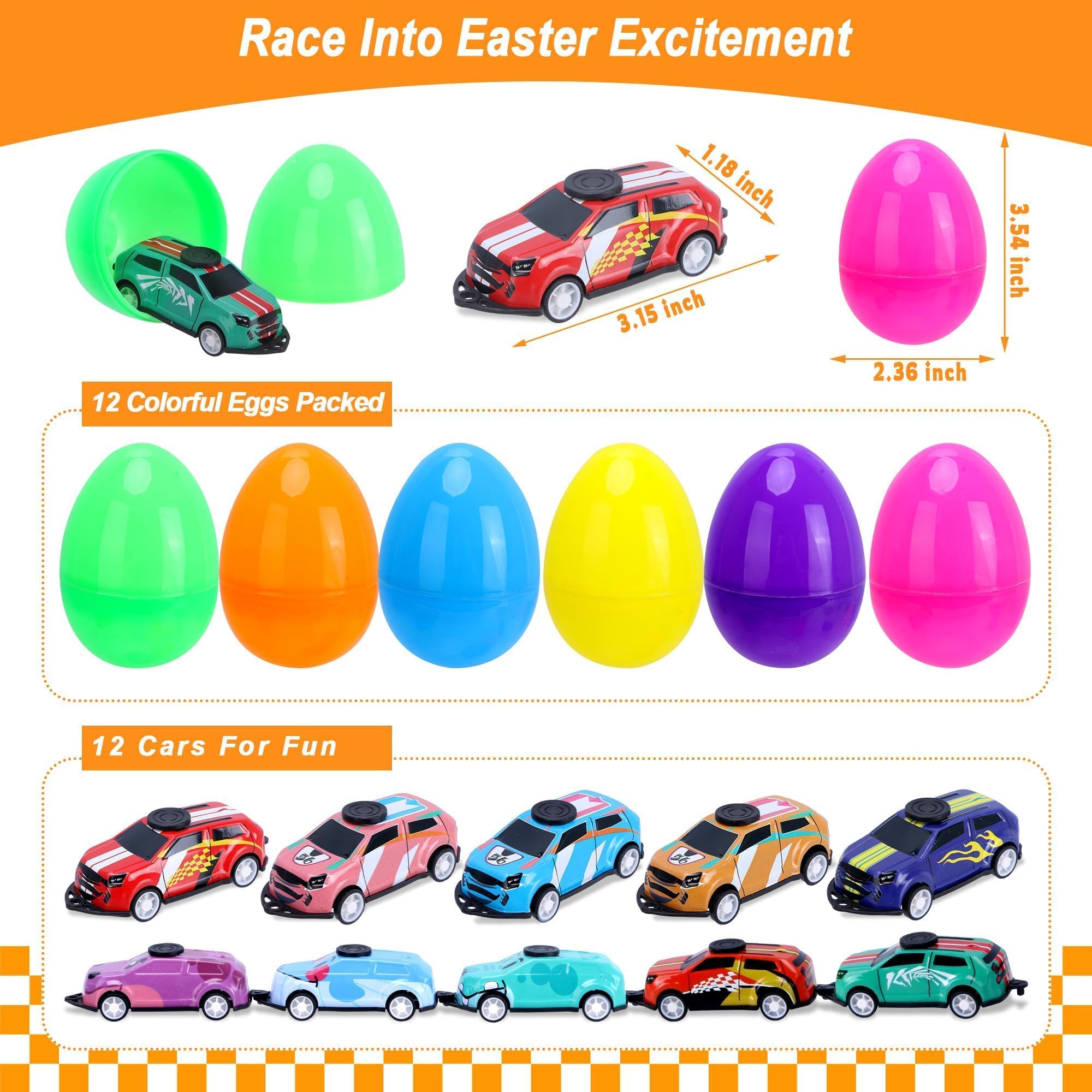 Kiddelo egg opening to reveal a mini car with spinner action