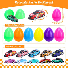 Kiddelo egg opening to reveal a mini car with spinner action