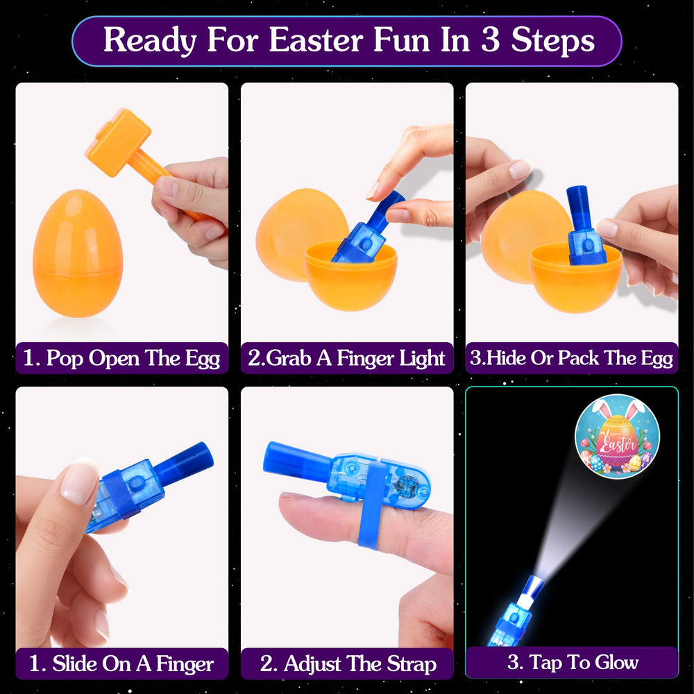 Kiddelo small egg fillers fit standard eggs for compact prizes